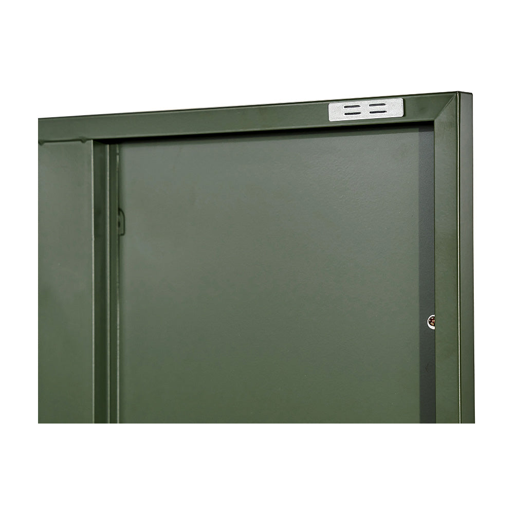 ArtissIn Double Storage Cabinet Shelf Organizer Bedroom Green