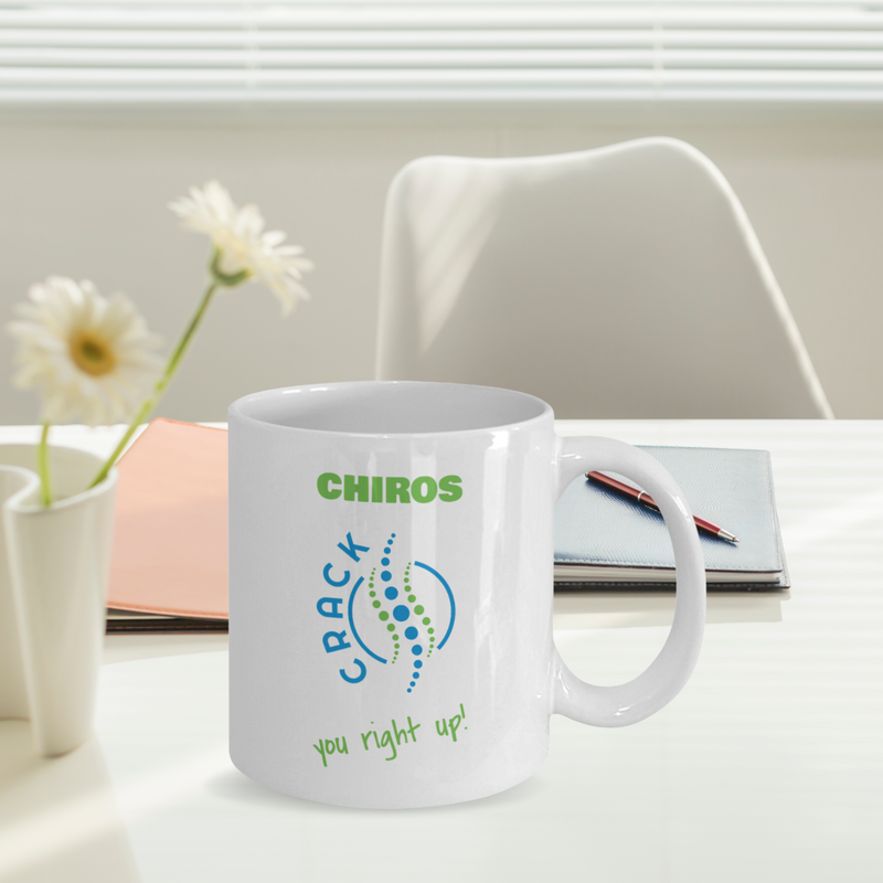 Mug for Chiros, Chiropractor, Chiropractors, Chiro Clients, Chiro Patients, Female, Male, Friend, Work Colleague