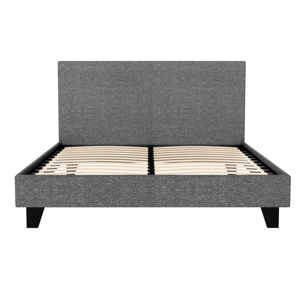 Artiss Neo Bed Frame Fabric - Grey Double
