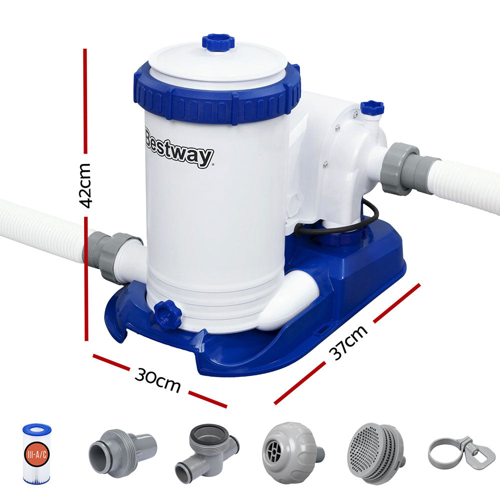 Bestway 2500 GPH Filter Pump Swimming Pool Cleaner