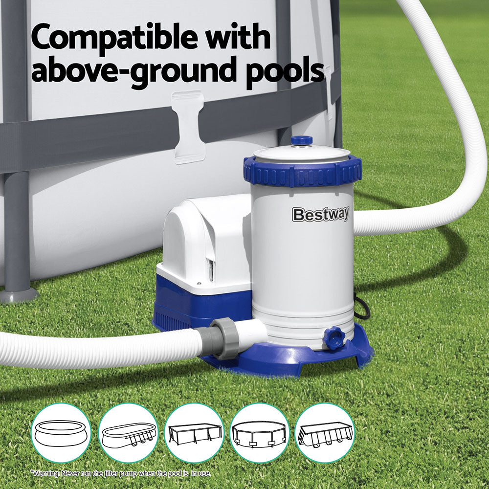 Bestway 2500 GPH Filter Pump Swimming Pool Cleaner