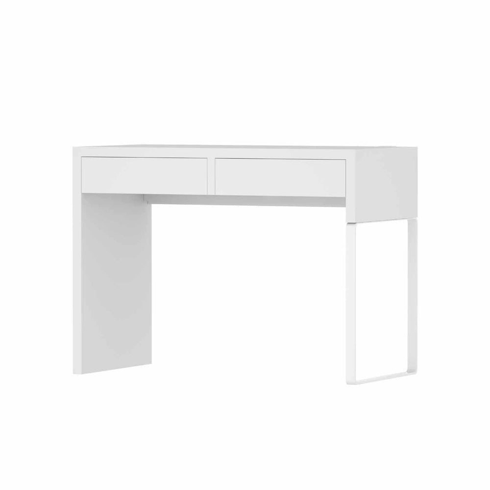Artiss Metal Desk with 2 Drawers - White