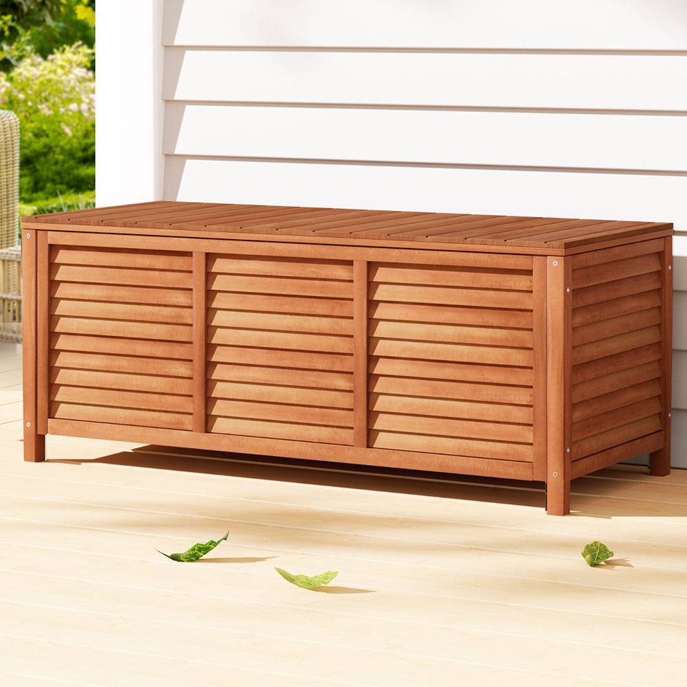 Gardeon Outoor Fir Wooden Storage Bench