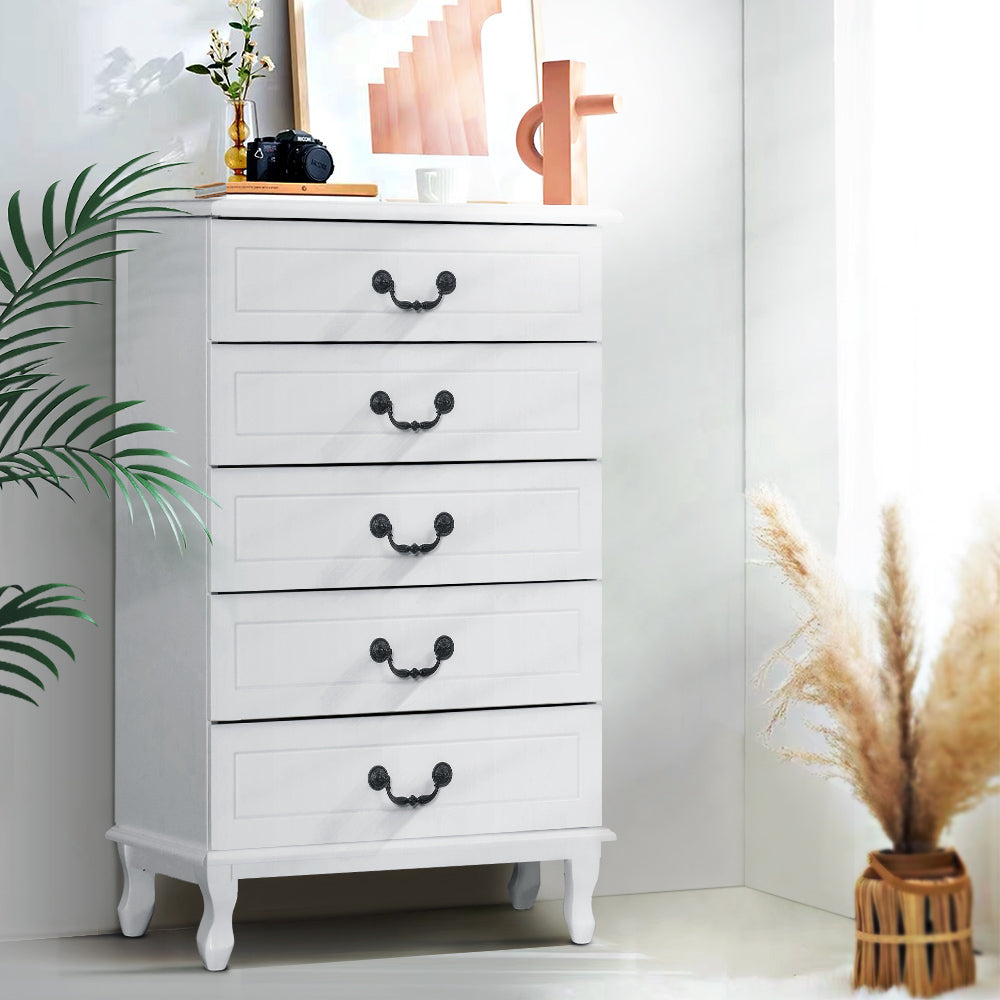 Artiss Chest of Drawers Tallboy Dresser Table Bedside Storage Cabinet Bedroom