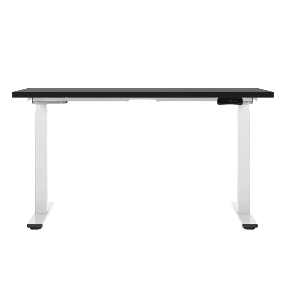 Artiss Standing Desk Electric Adjustable Sit Stand Desks White Black 140cm