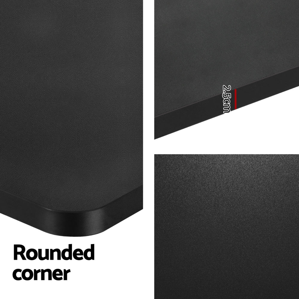 Artiss Standing Desk Electric Adjustable Sit Stand Desks White Black 140cm