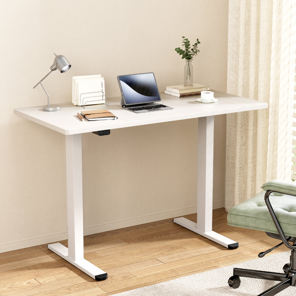 Artiss Standing Desk Electric Height Adjustable Sit Stand Desks Table White