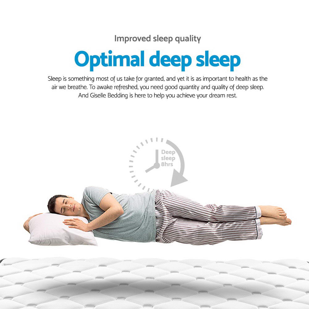 Giselle Bedding Normay Bonnell Spring Mattress 21cm Thick Queen