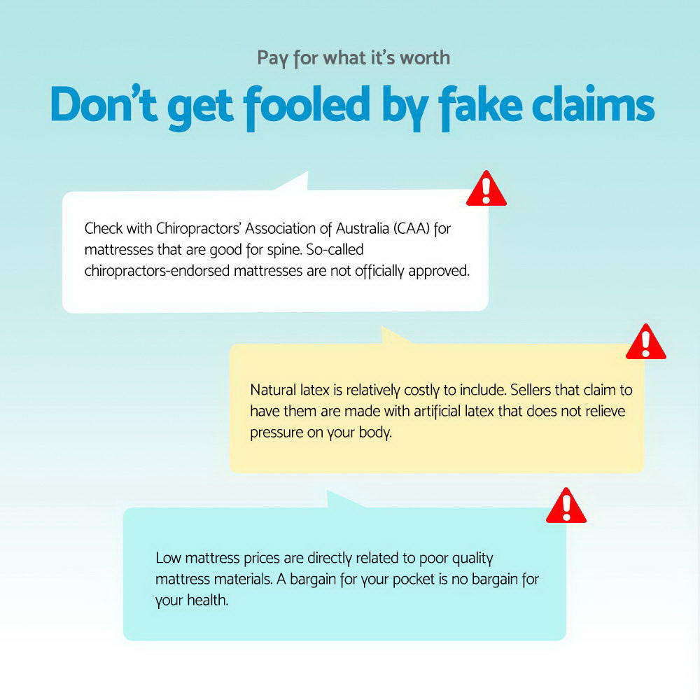 Giselle Bedding Donegal Euro Top Cool Gel Pocket Spring Mattress 34cm Thick Single