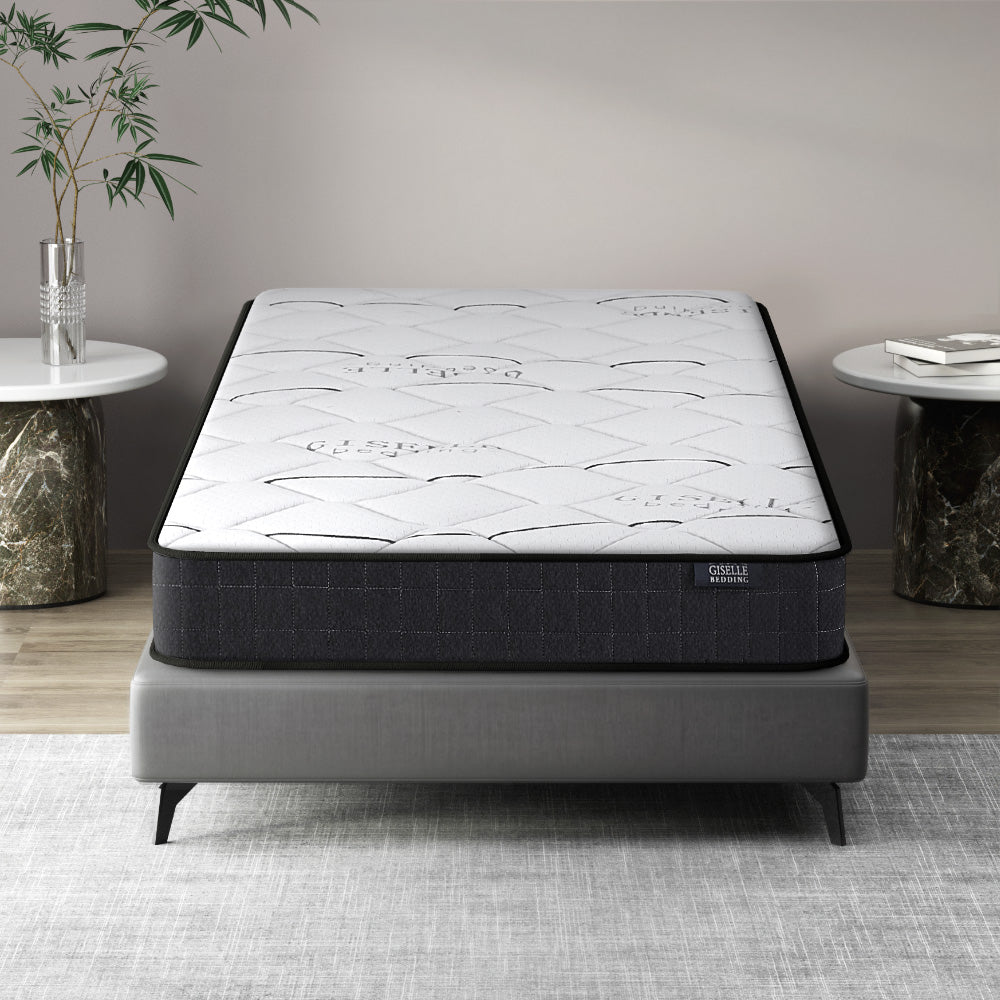 Giselle Bedding Glay Bonnell Spring Mattress 16cm Thick King Single