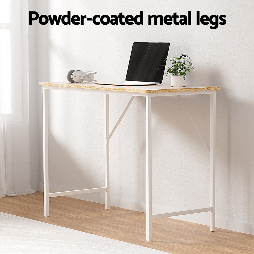 Artiss Minimalist Metal Desk - White