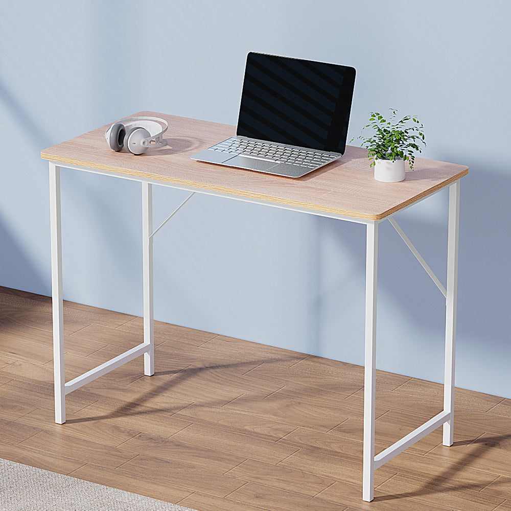 Artiss Minimalist Metal Desk - White