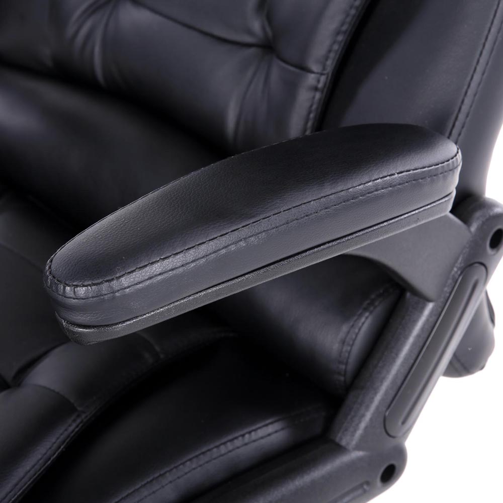 Artiss Massage Office Chair 8 Point PU Leather Office Chair - Black