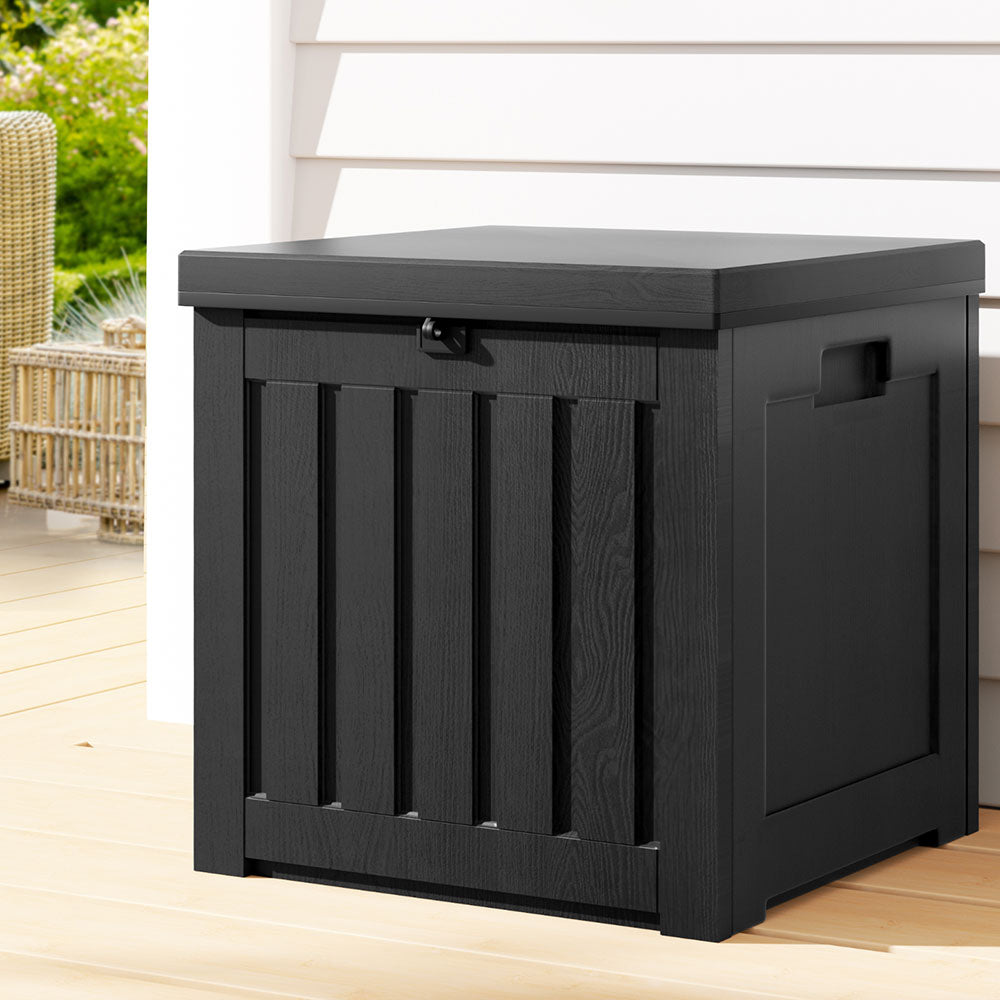 Gardeon 80L Outdoor Storage Box Waterproof Container Indoor Garden Toy Tool Shed