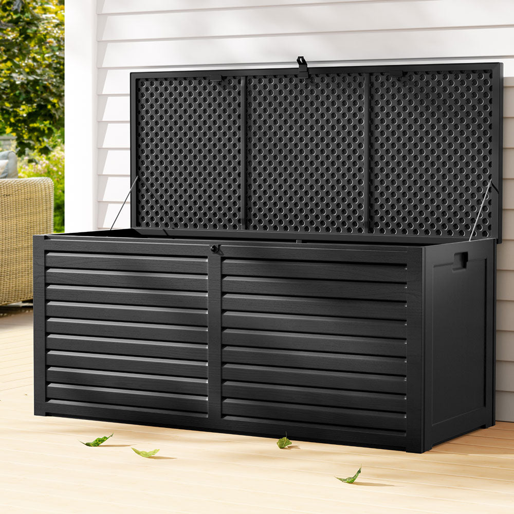 Gardeon Outdoor Storage Box Container Indoor Garden Toy Tool Sheds Chest 490L
