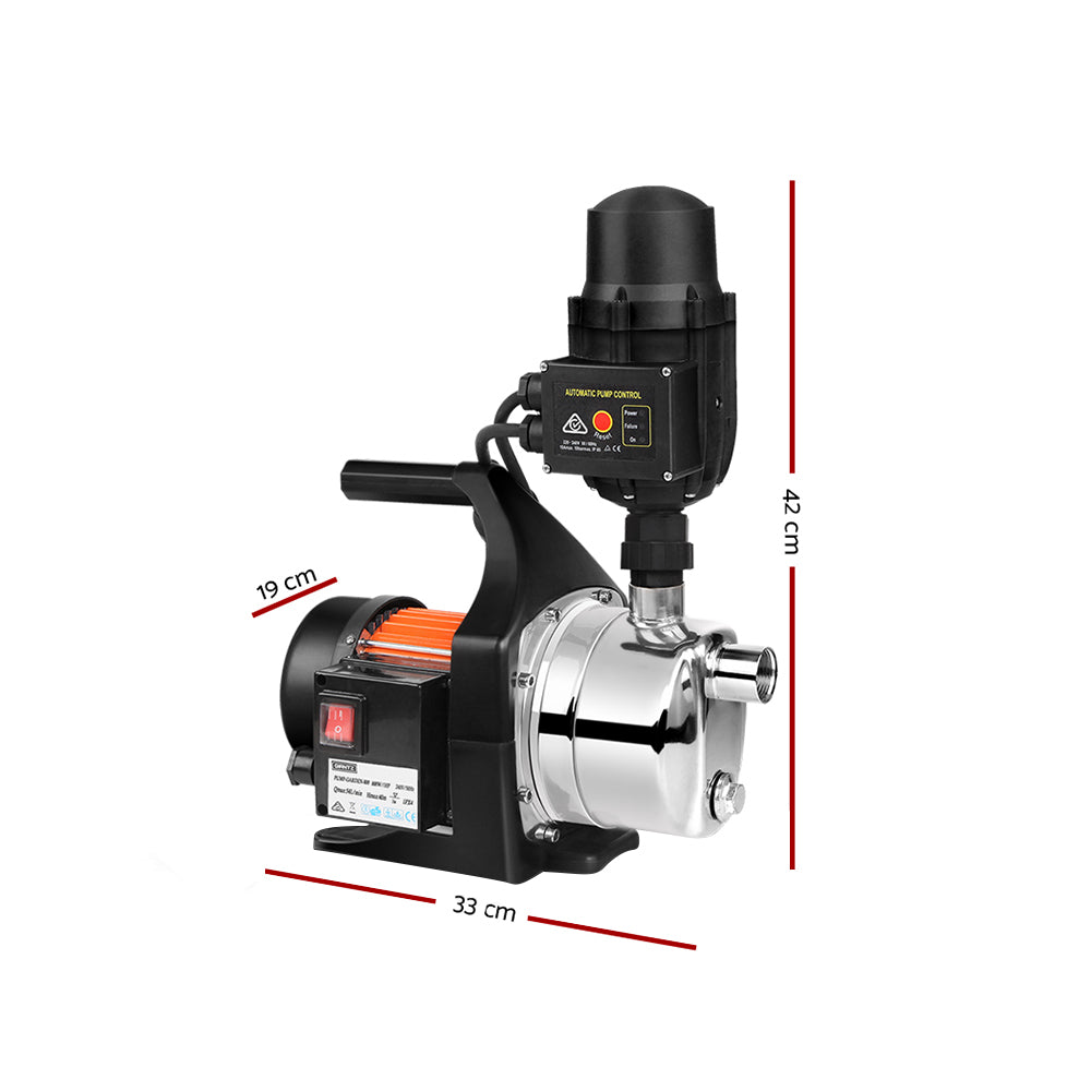 Giantz 800W High Pressure Garden Water Pump with Auto Controller
