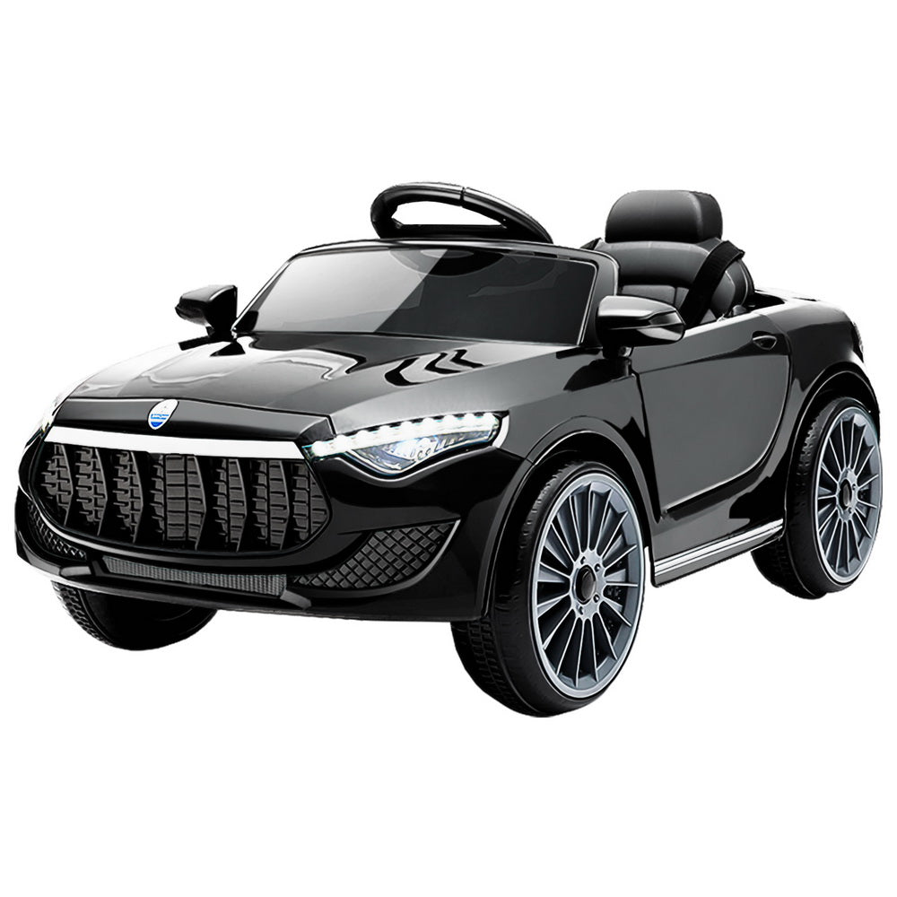 Rigo Kids Ride On Car Electric Toys 12V Battery Remote Control Black MP3 LED