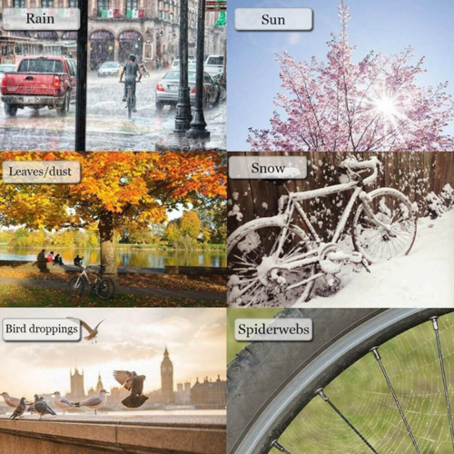 2 Bikes Heavy Duty Waterproof Bicycle Bike Cover Cycle Outdoor UV Protection