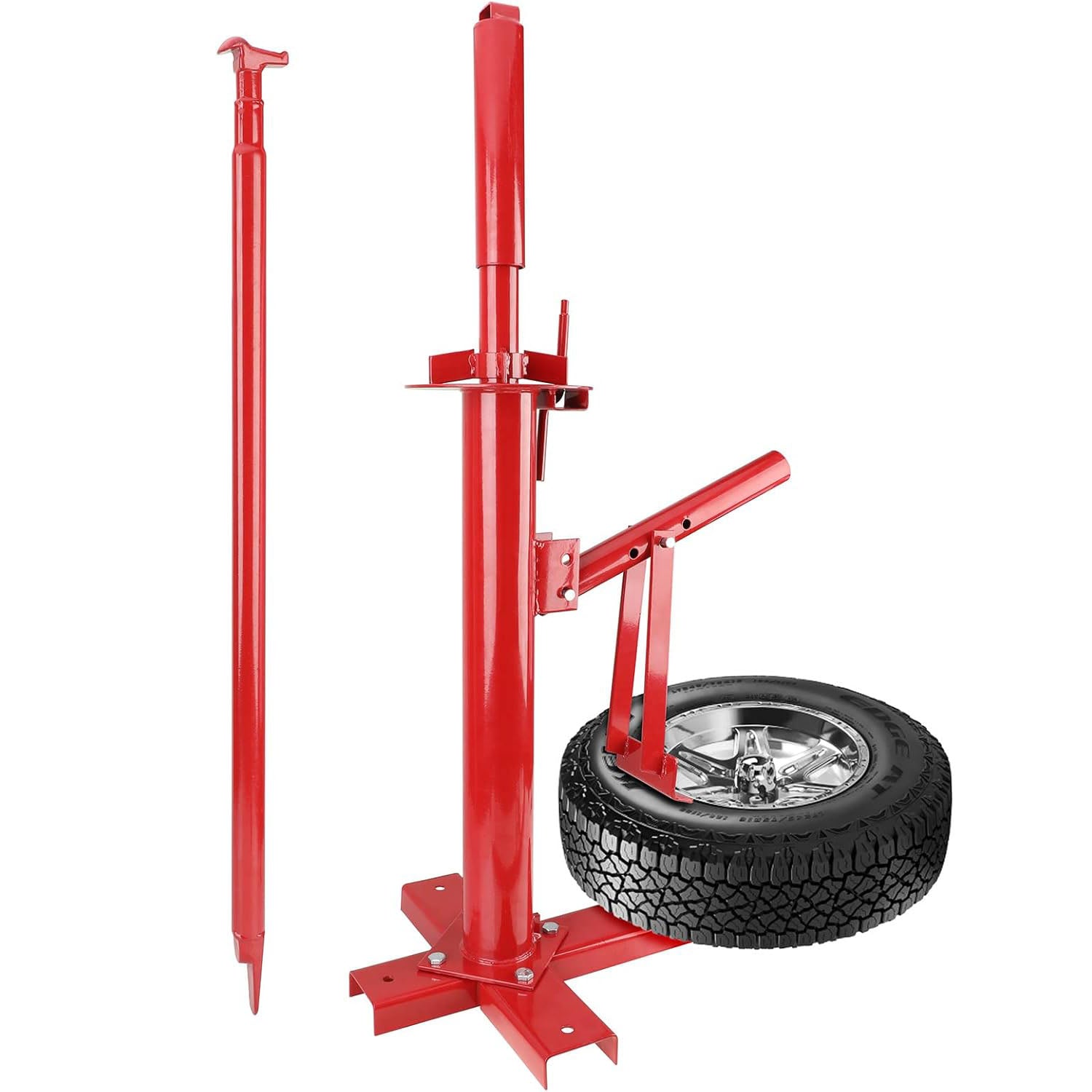 Manual Portable Hand Tyre Changer Bead Breaker Tool Mounting Home Shop Auto
