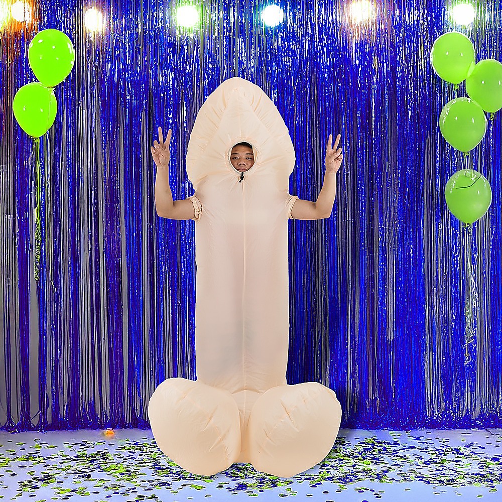 WILLY Fancy Dress Inflatable Suit -Fan Operated Costume