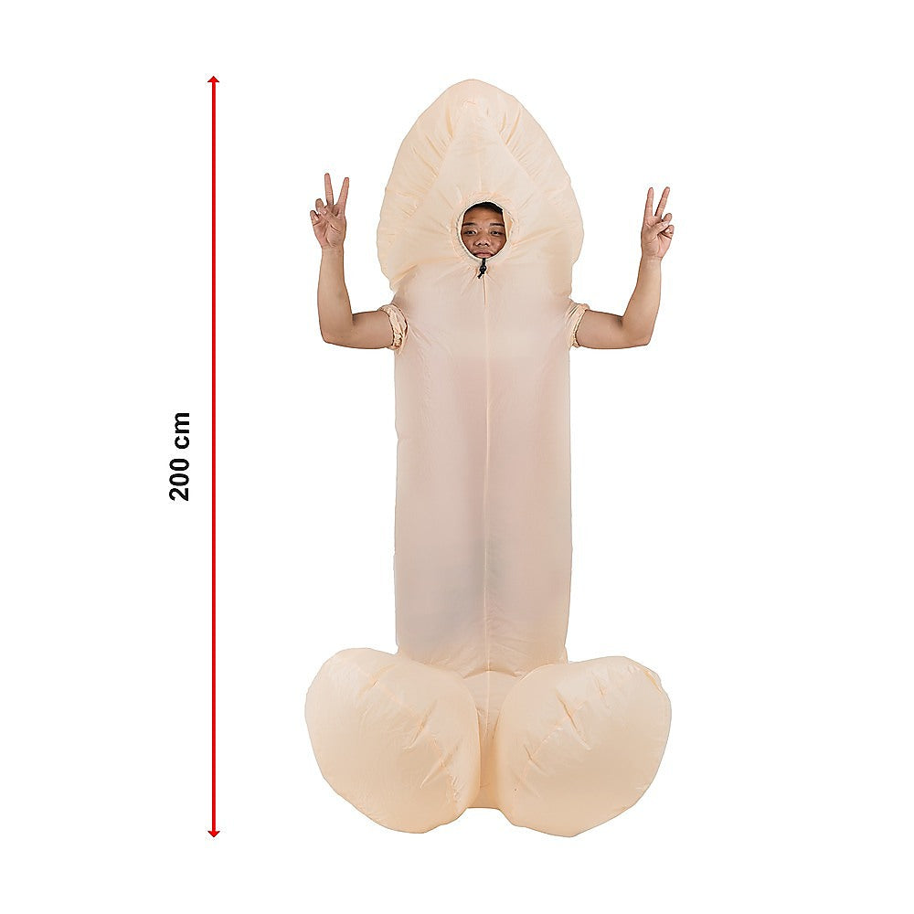 WILLY Fancy Dress Inflatable Suit -Fan Operated Costume