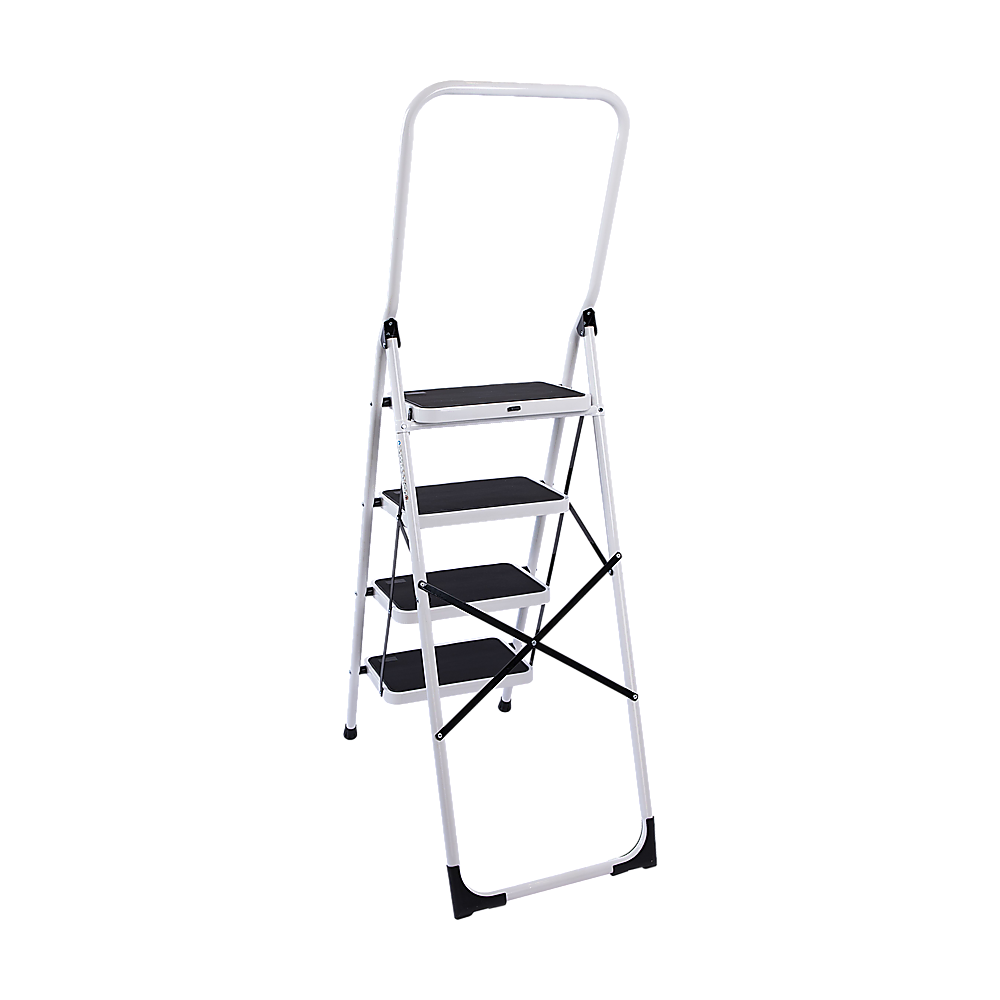 Foldable Non Slip 4 Step Steel Ladder