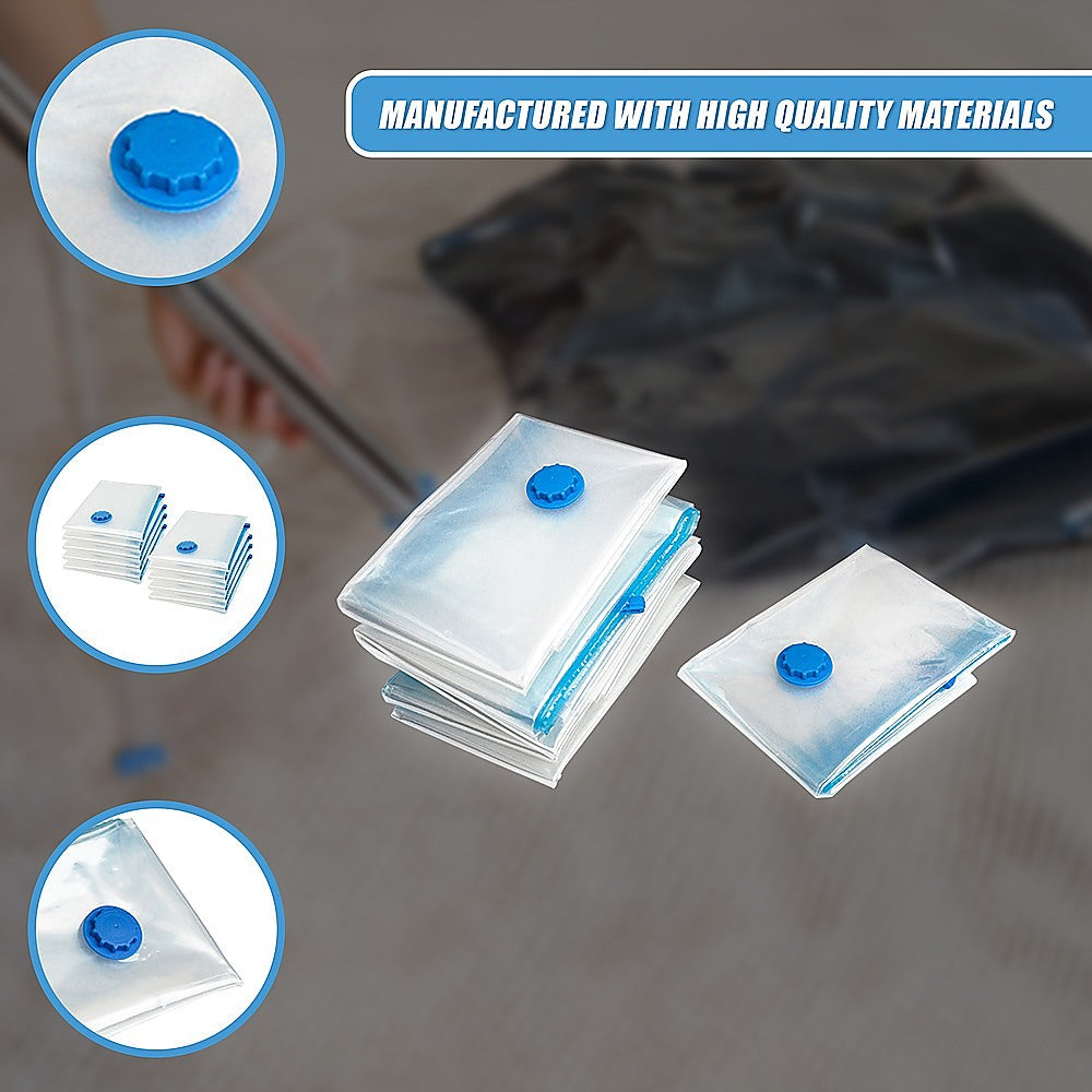 10x Jumbo Vacuum Storage Bags