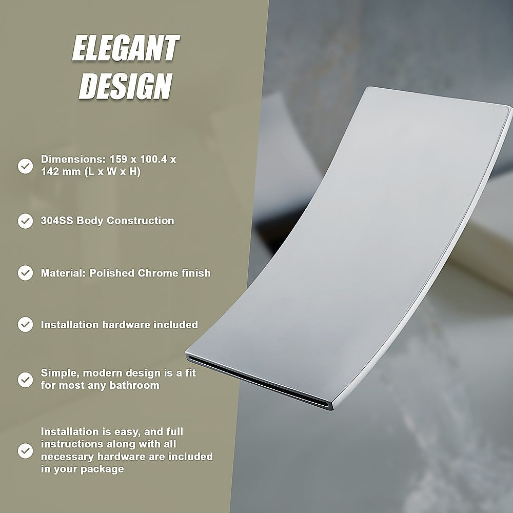 304SS Waterfall Bath Spout