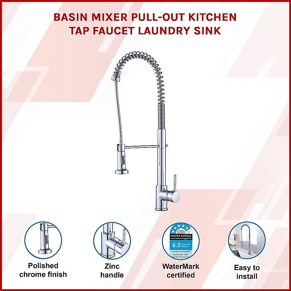 Basin Mixer Tap Faucet w/Extend -Kitchen Laundry Sink