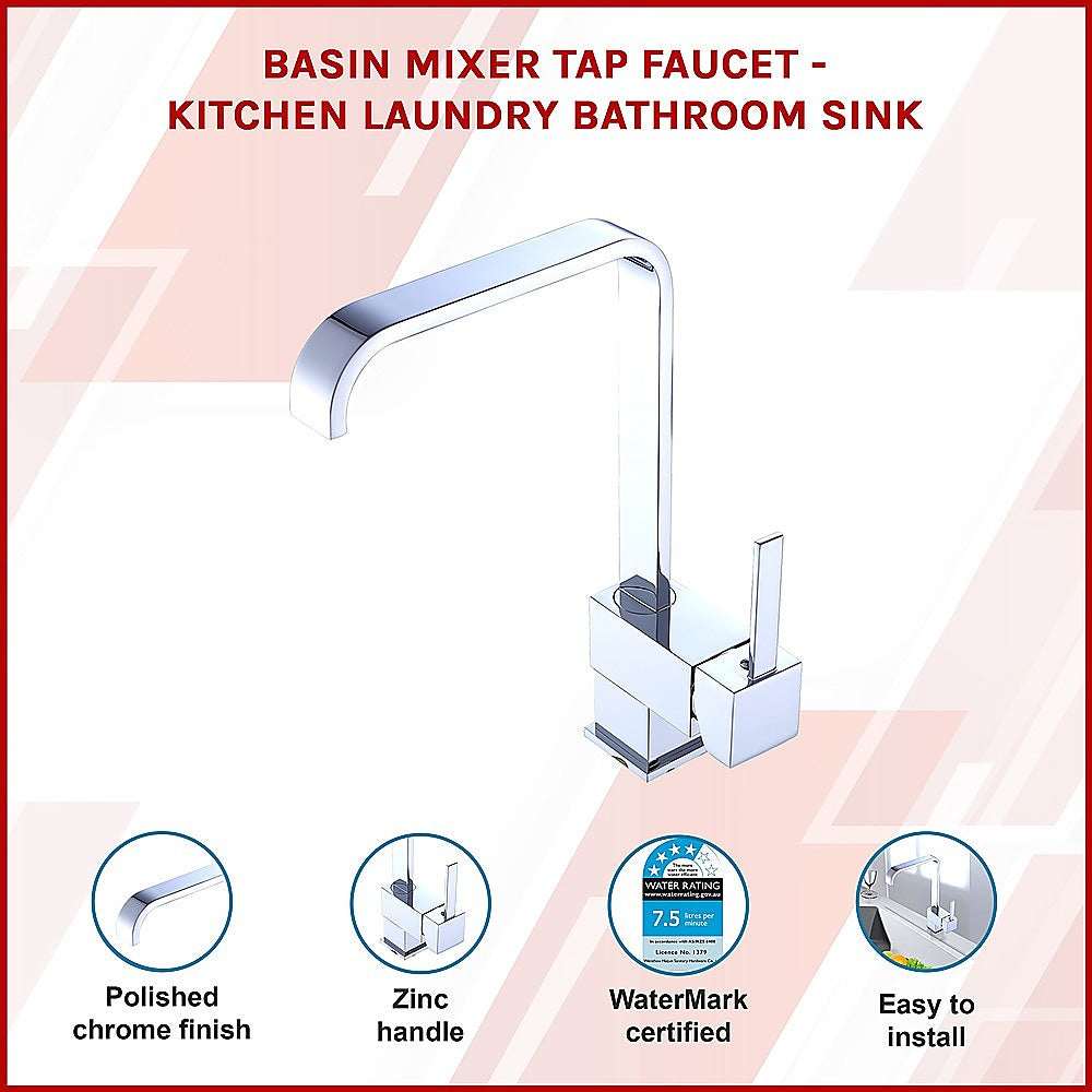 Basin Mixer Tap Faucet -Kitchen Laundry Bathroom Sink