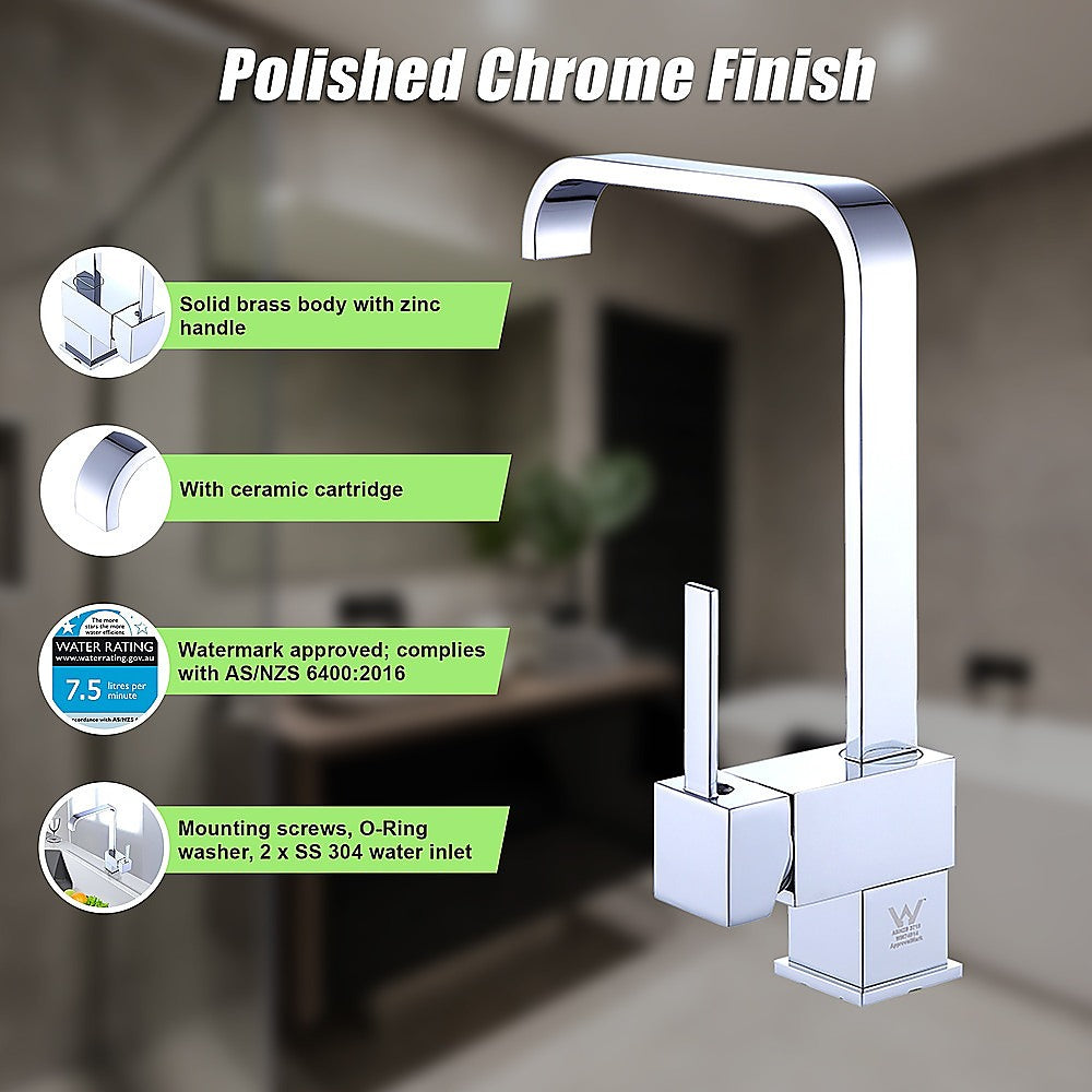 Basin Mixer Tap Faucet -Kitchen Laundry Bathroom Sink