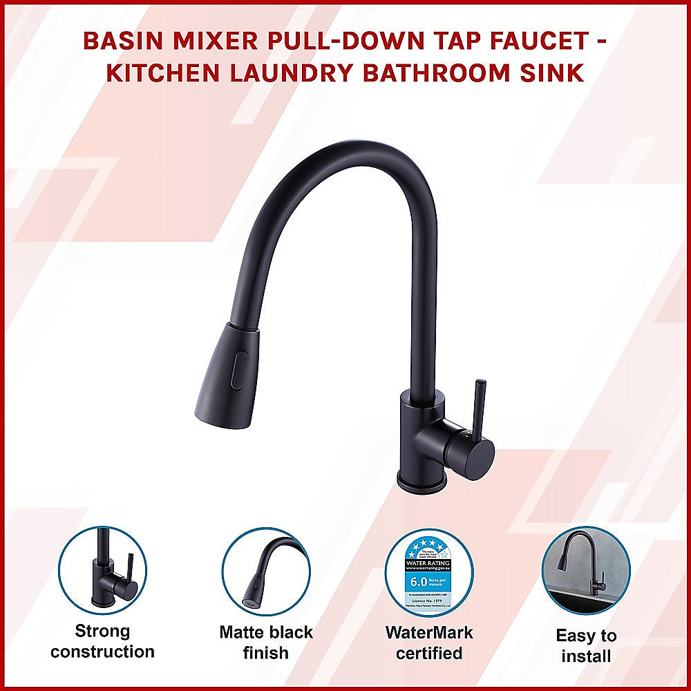 Basin Mixer Tap Faucet -Kitchen Laundry Bathroom Sink