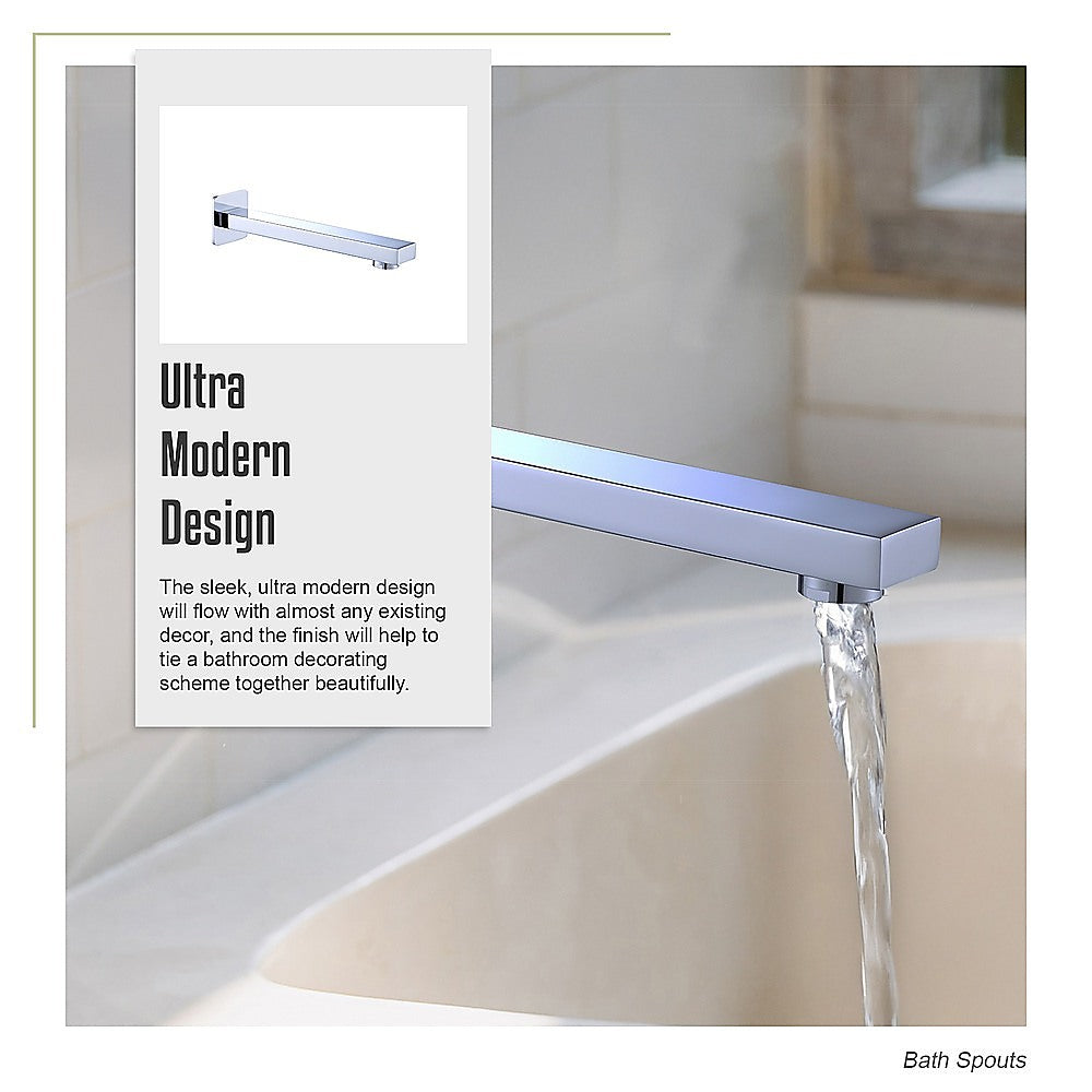 228mm Bath Spout Polished Chrome Finish