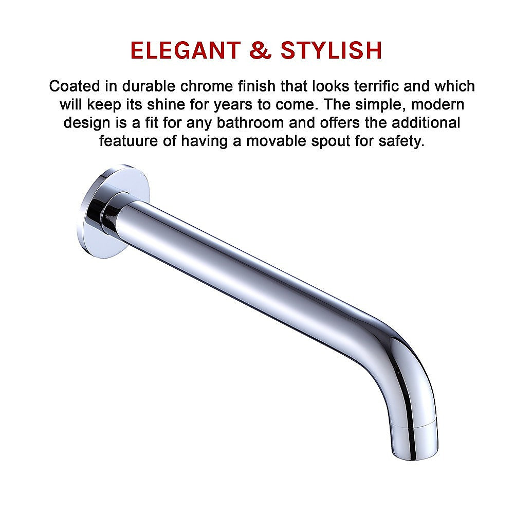220mm Bath Spout Polished Chrome Finish