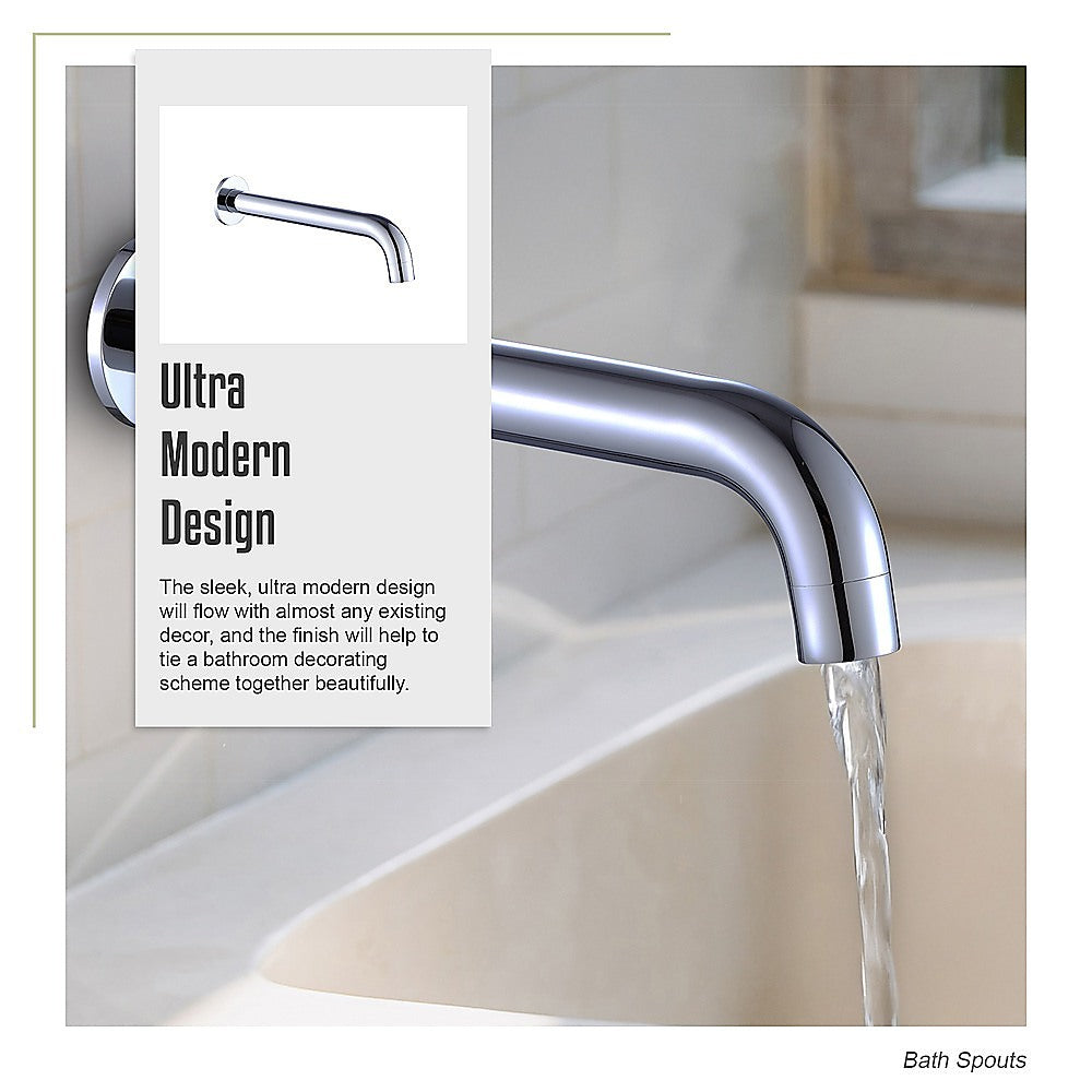 220mm Bath Spout Polished Chrome Finish