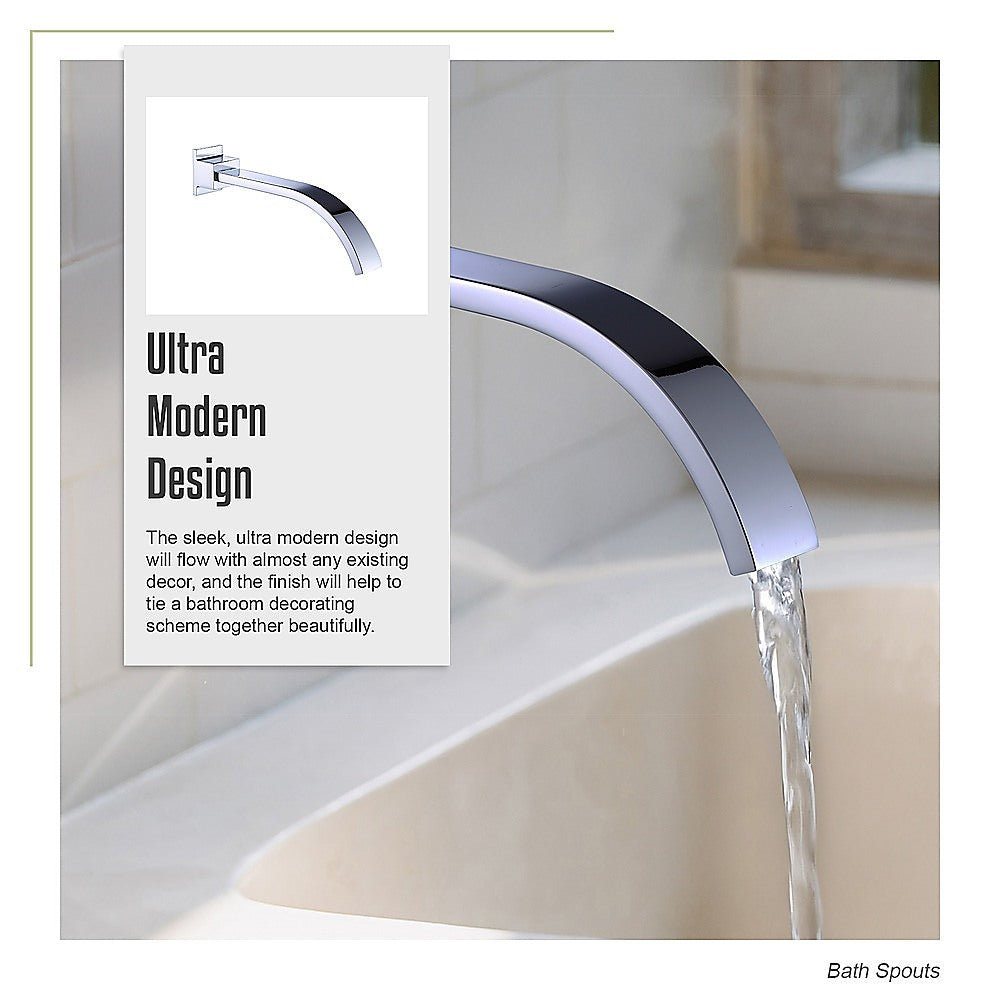 180mm Bath Spout Polished Chrome Finish