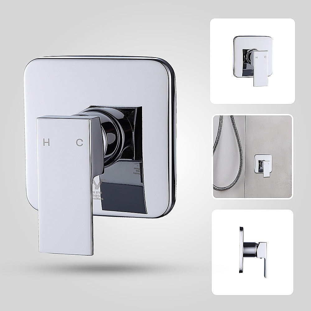 Shower Bath Mixer Tap Bathroom WATERMARK Approved - Chrome