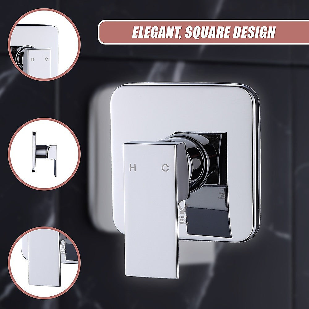 Shower Bath Mixer Tap Bathroom WATERMARK Approved - Chrome