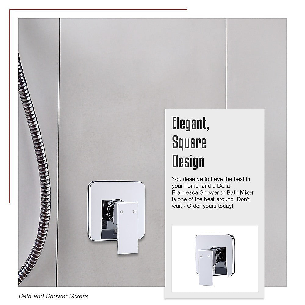 Shower Bath Mixer Tap Bathroom WATERMARK Approved - Chrome