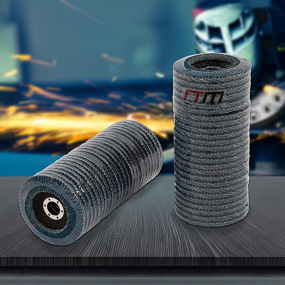 50x Pack Premium Zirconia Flap Disc Sanding Grinding 115mm 4.5" 40 Grit