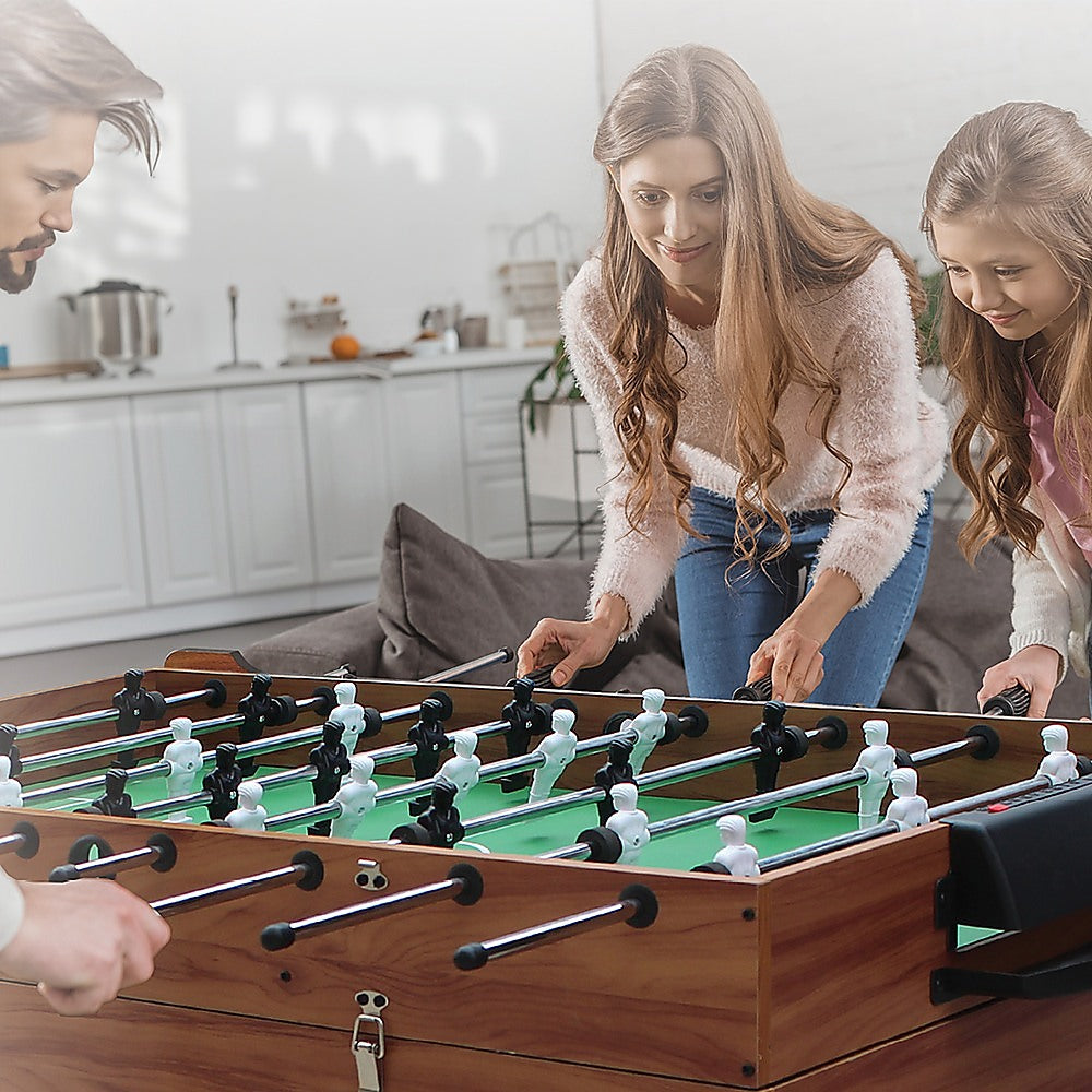 4FT 3-in-1 Games Foosball Soccer Hockey Pool Table Table