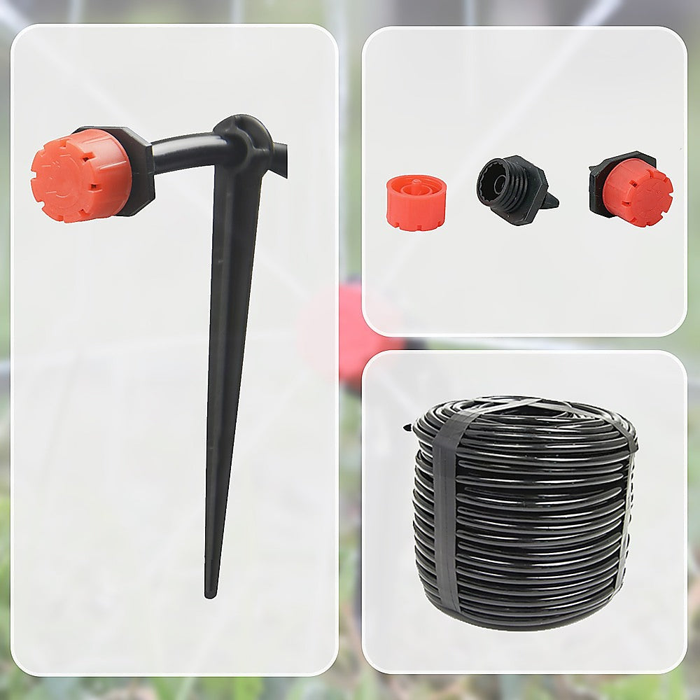 50M Hose Garden Irrigation System Plant Watering DIY Micro Drip Kits