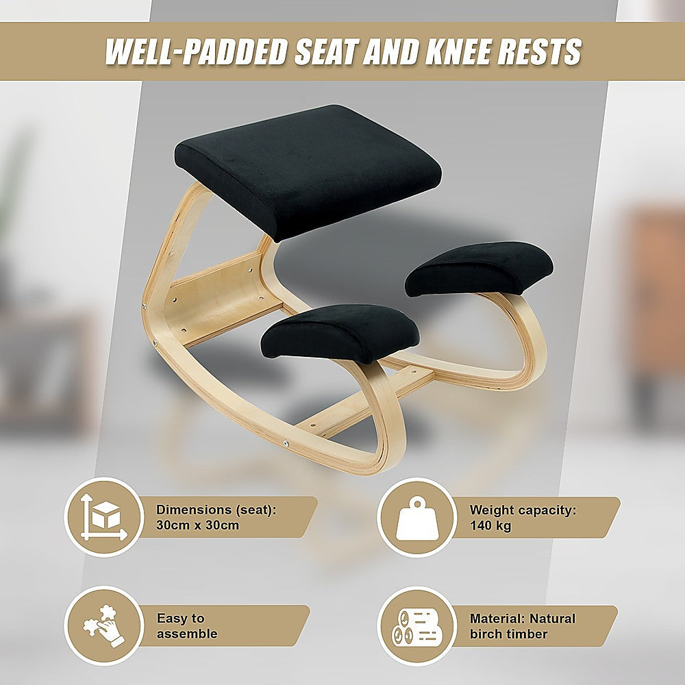 Kneeling Office Chair Ergonomic Varier Rocking Posture Improving Stool