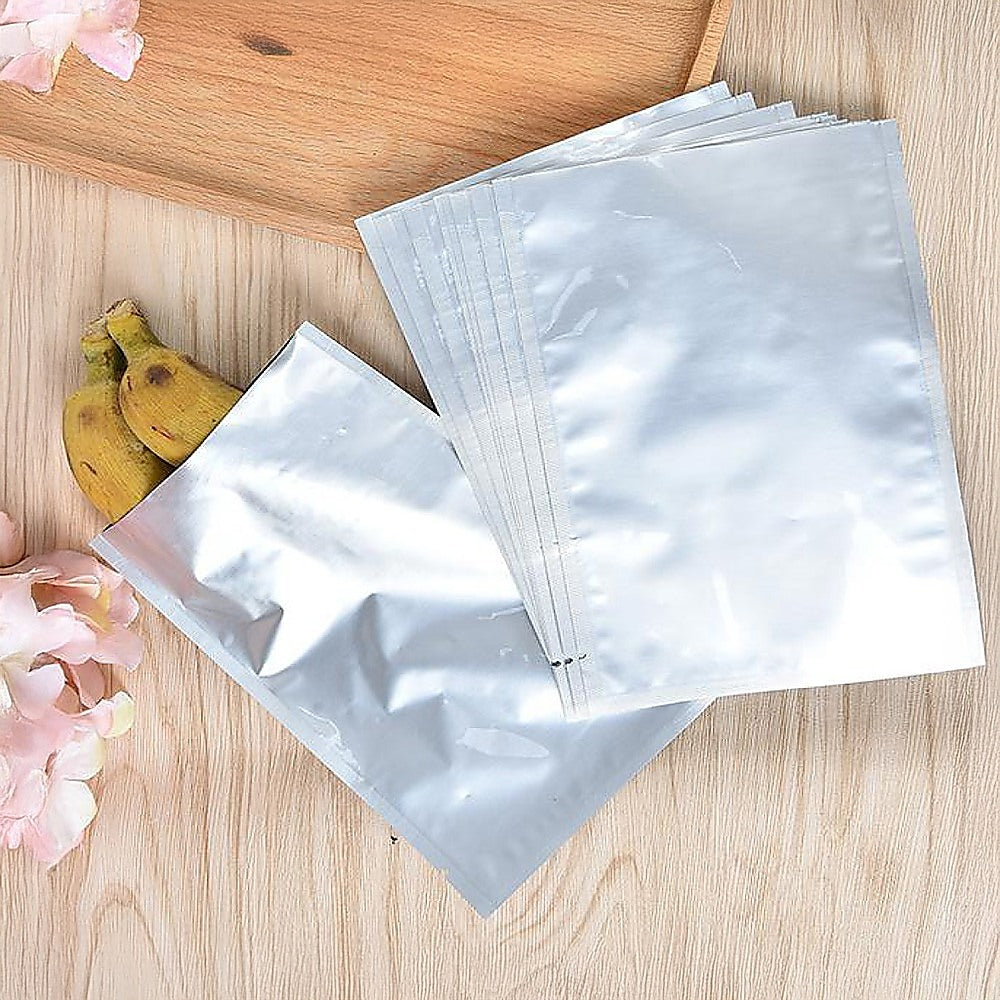 100x Food Vacuum Bags Pouch Foil Aluminum Storage Bags Heat Seal 30x40cm