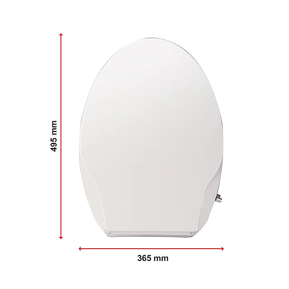 Non Electric Bidet Toilet Seat W/ Cover Bathroom Spray Washlet Water Wash