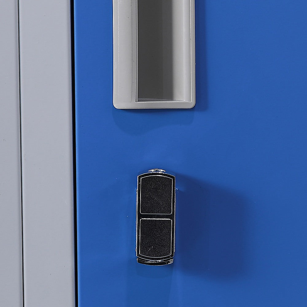 12-Door Locker for Office Gym Shed School Home Storage - Padlock-operated