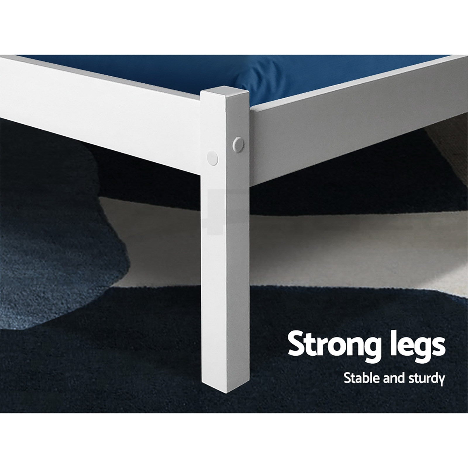 Artiss Wooden Bed Frame Queen Size Pine Wood Timber Mattress Base Bedroom