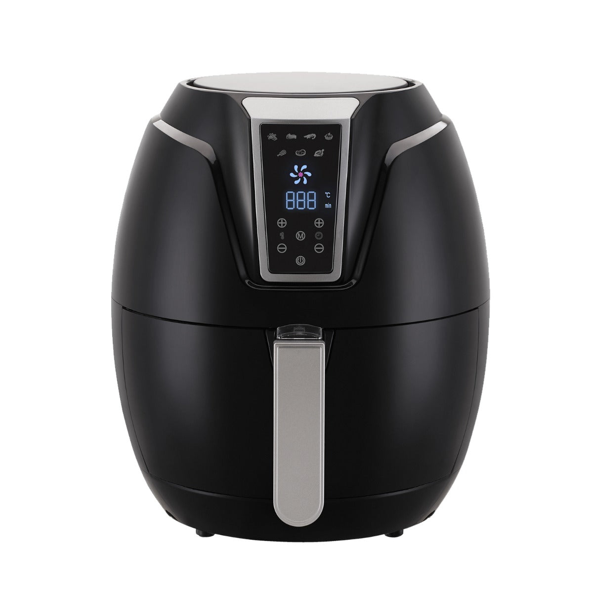 Kitchen Couture 4 Litre Air Fryer Digital Display Black 1400W Healthy Cooker Black