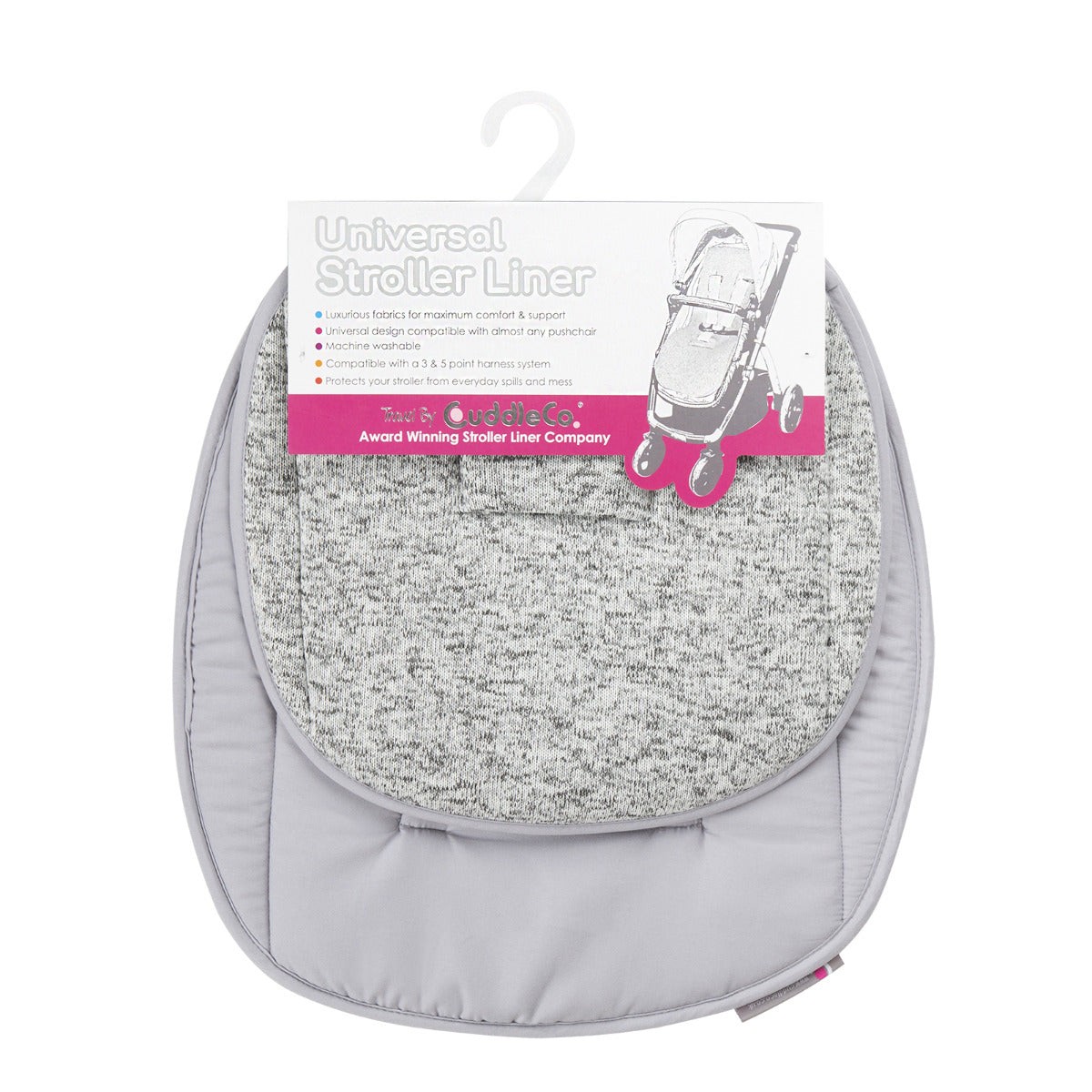 Universal Stroller Liner - Grey Marl