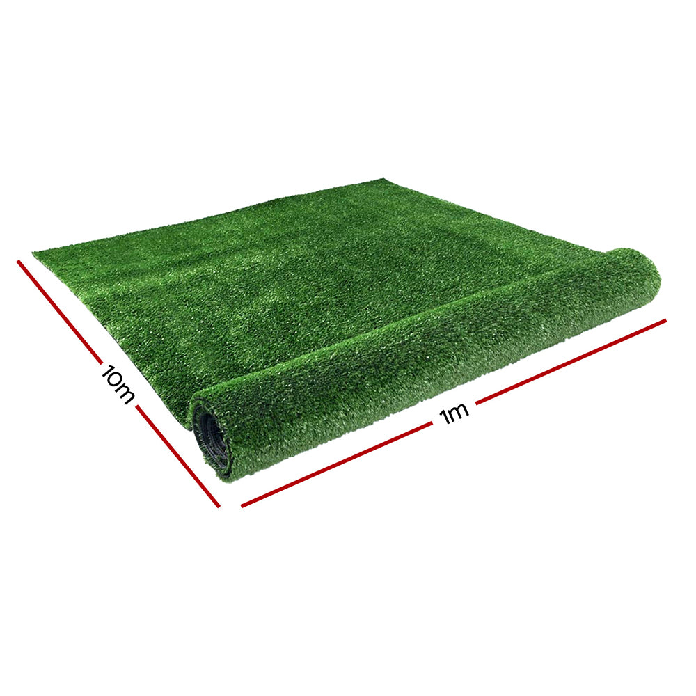 Prime Turf Artificial Grass Synthetic 20 SQM Fake Lawn 17mm 1X10M